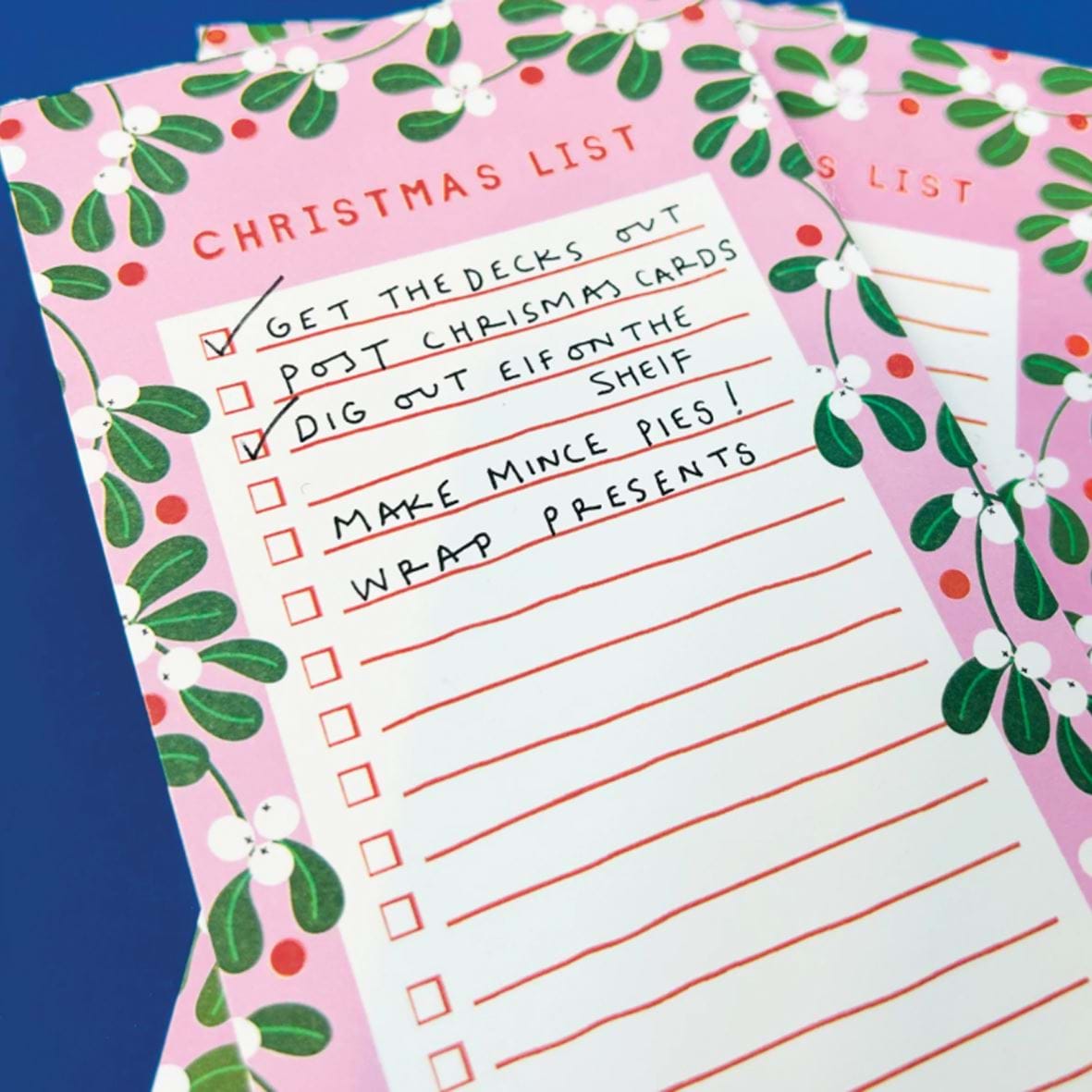Christmas List Pad