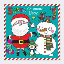 Christmas Colouring Book - Santa & Snowman