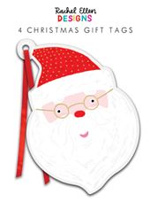 Santa Gift Tags - 4 Tags