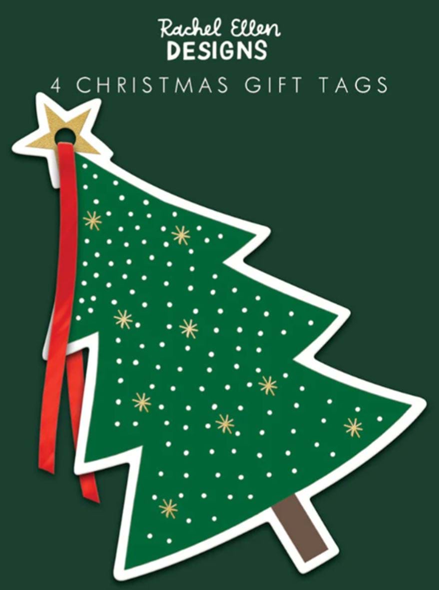 Tree Gift Tags - 4 Tags
