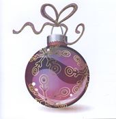 Bauble Christmas Card