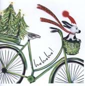 Festive Bike Ride Christmas Card