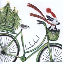 Festive Bike Ride Christmas Card