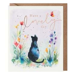 Black Cat Birthday Card