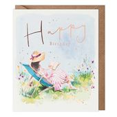 Deckchair Birthday Card