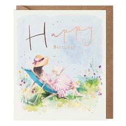 Deckchair Birthday Card