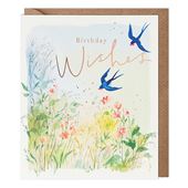 Swallows Birthday Card