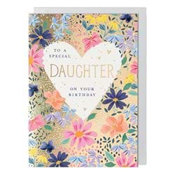 Flowers Daughter Birthday Card