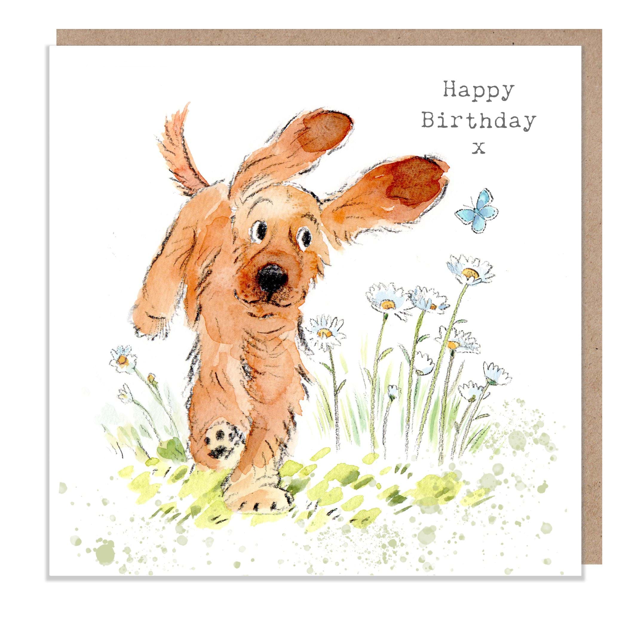 Cocker Spaniel Birthday Card
