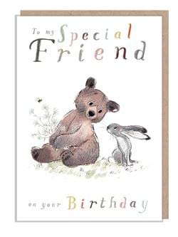 Bear and The Hare Special Friend Card