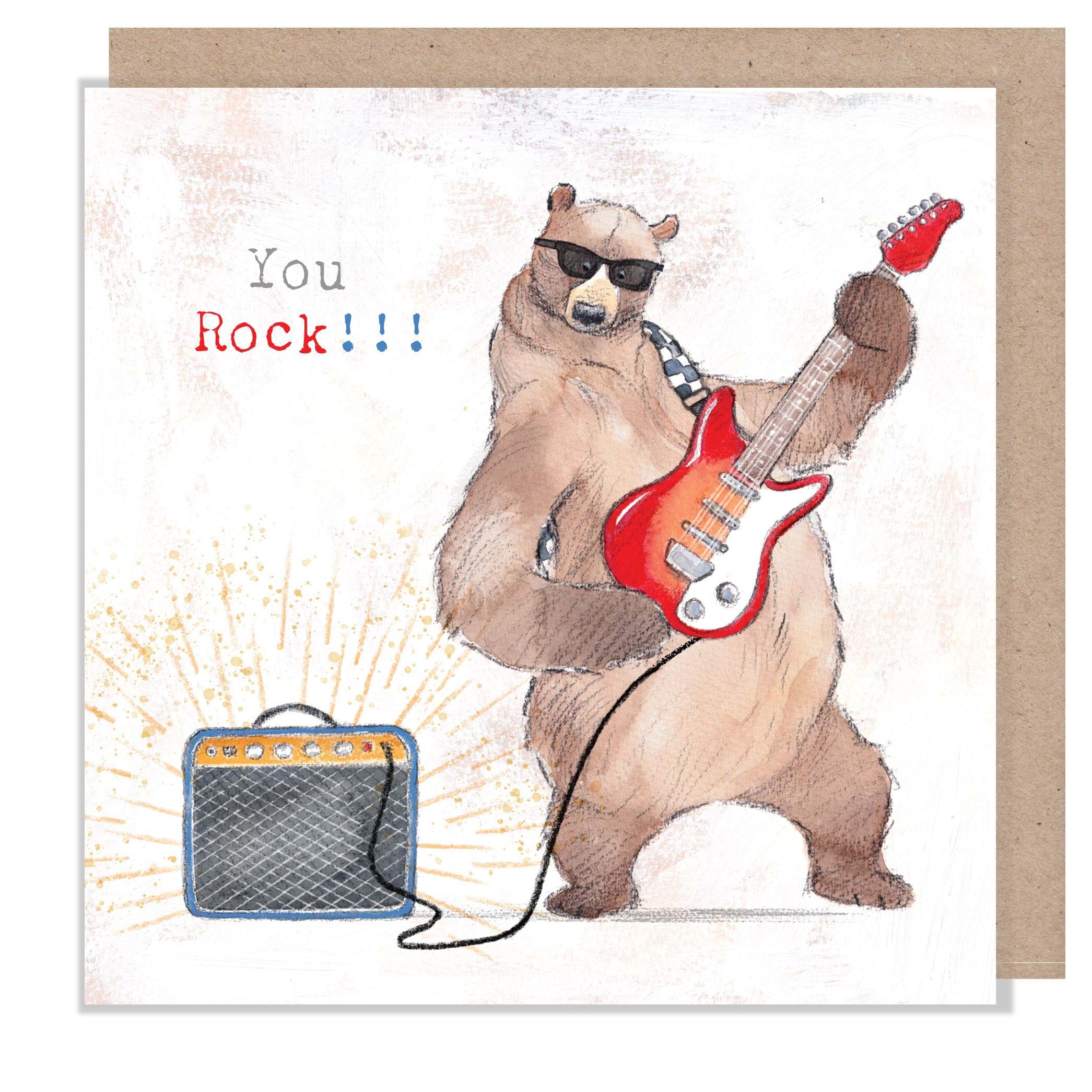 You Rock Birthday Card
