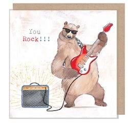 You Rock Birthday Card