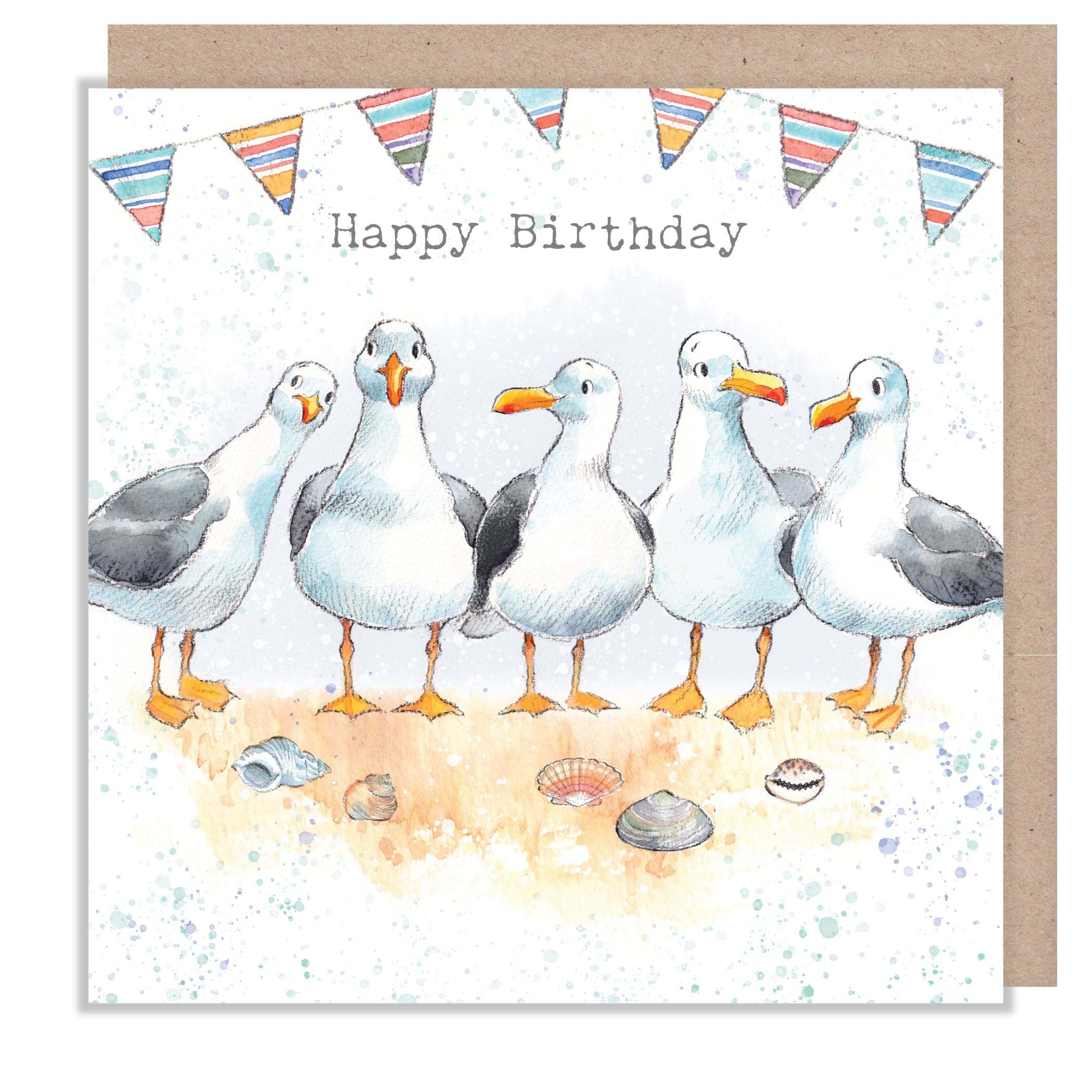 Gulls Birthday Card
