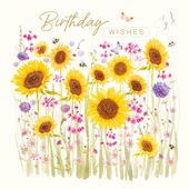 Sunflowers Birthday Card