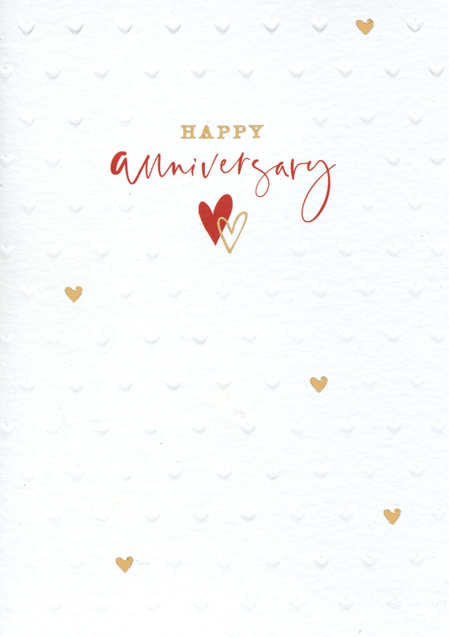 Hearts Anniversary Card