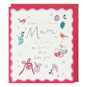 So Lucky Mum Christmas Card