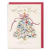 Tree Mum & Dad Christmas Card