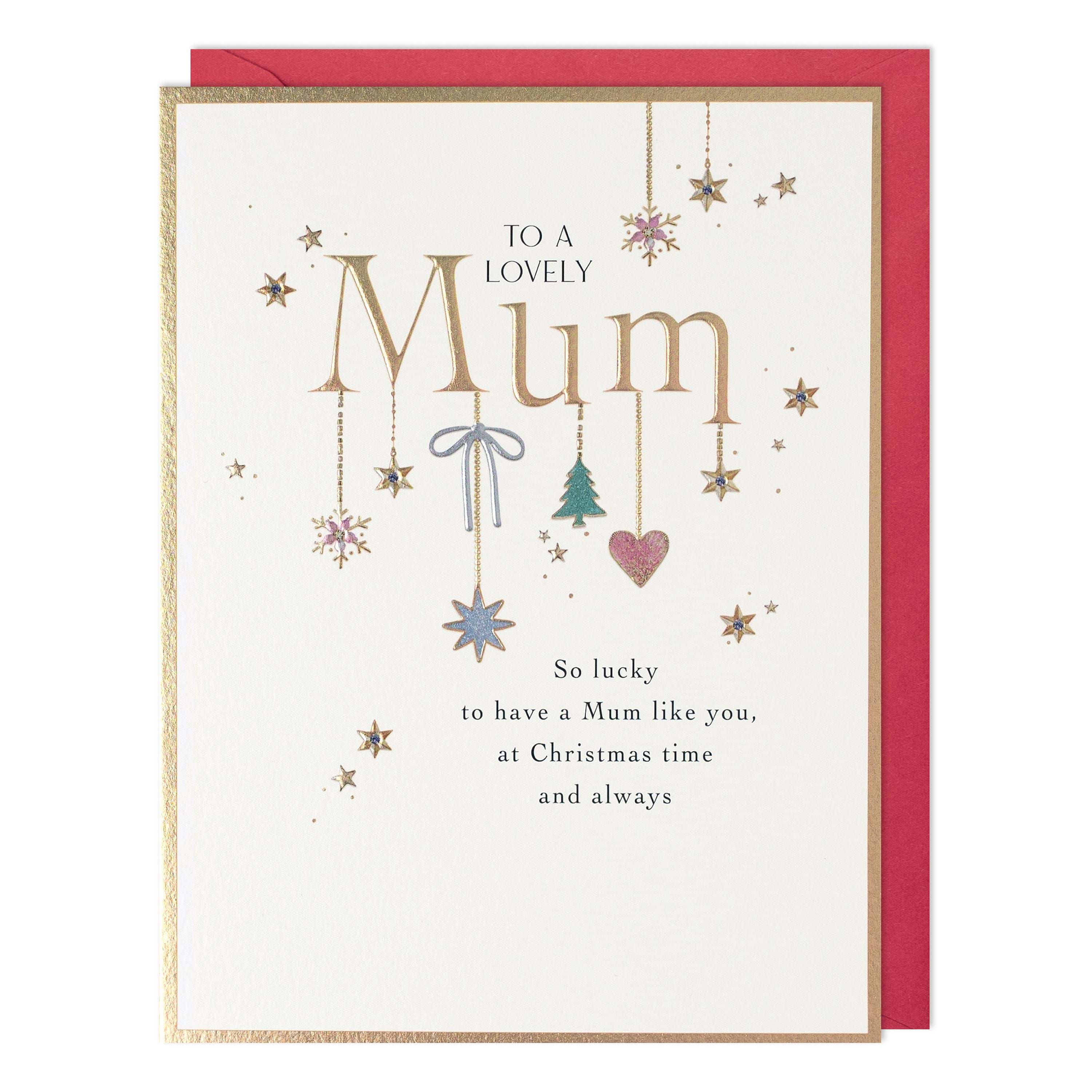 Lovely Mum Christmas Card