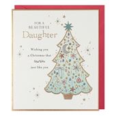 Beautiful Daughter Christmas Card