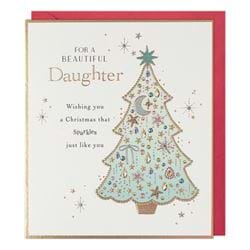Beautiful Daughter Christmas Card