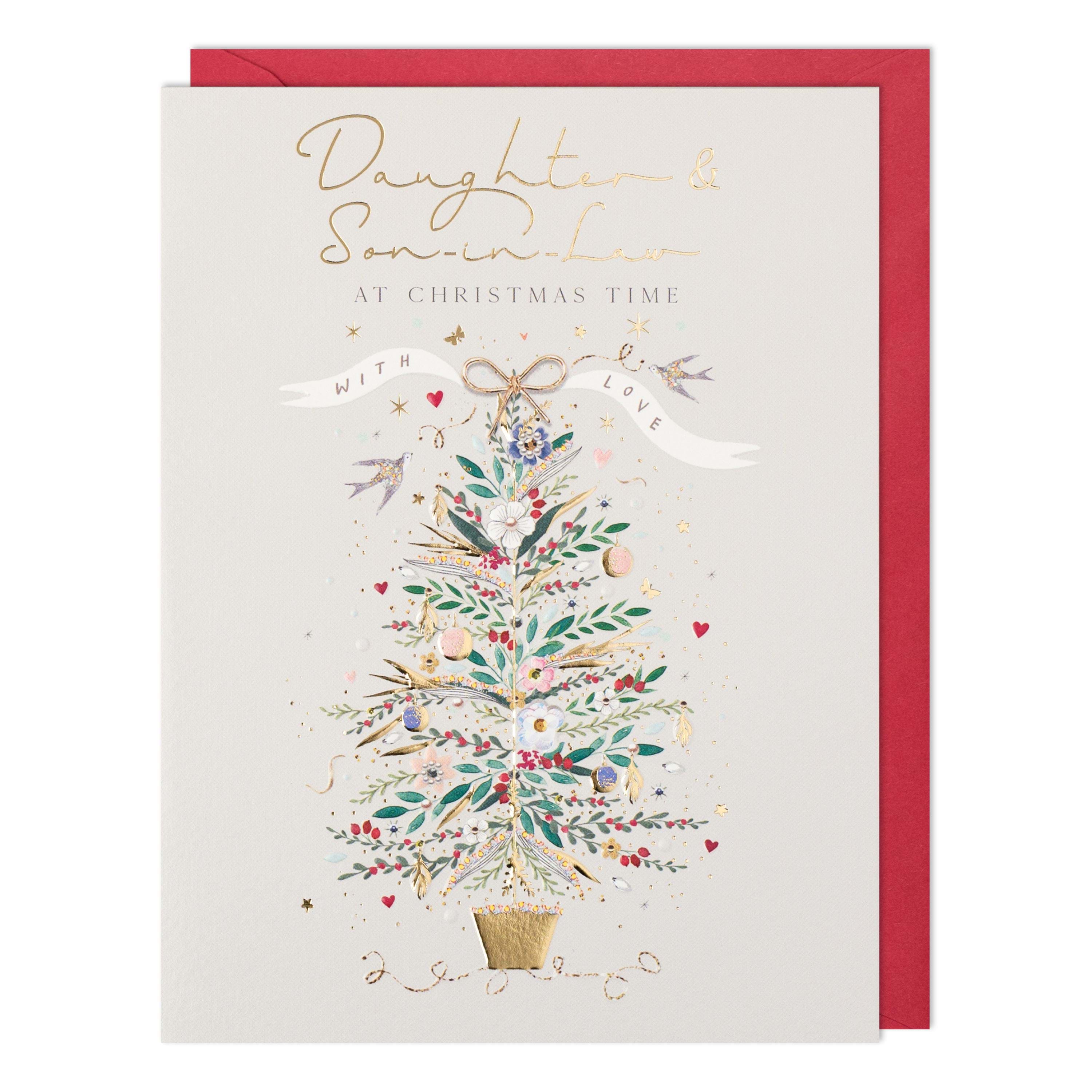 Tree Daughter & Son-in-law Christmas Card