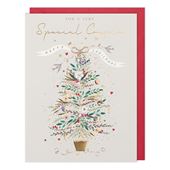 Tree Special Couple Christmas Card