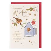 Amazing Wife Christmas Card