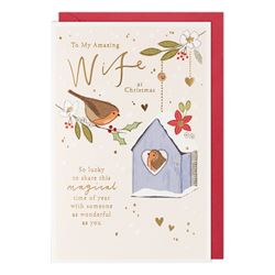 Amazing Wife Christmas Card