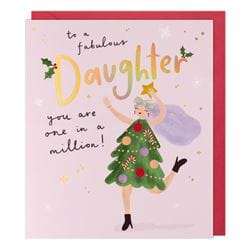 Fabulous Daughter Christmas Card