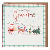 Brilliant Grandson Christmas Card