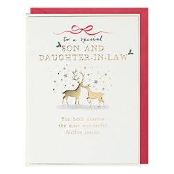 Deer Son & Daughter-in-law Christmas Card