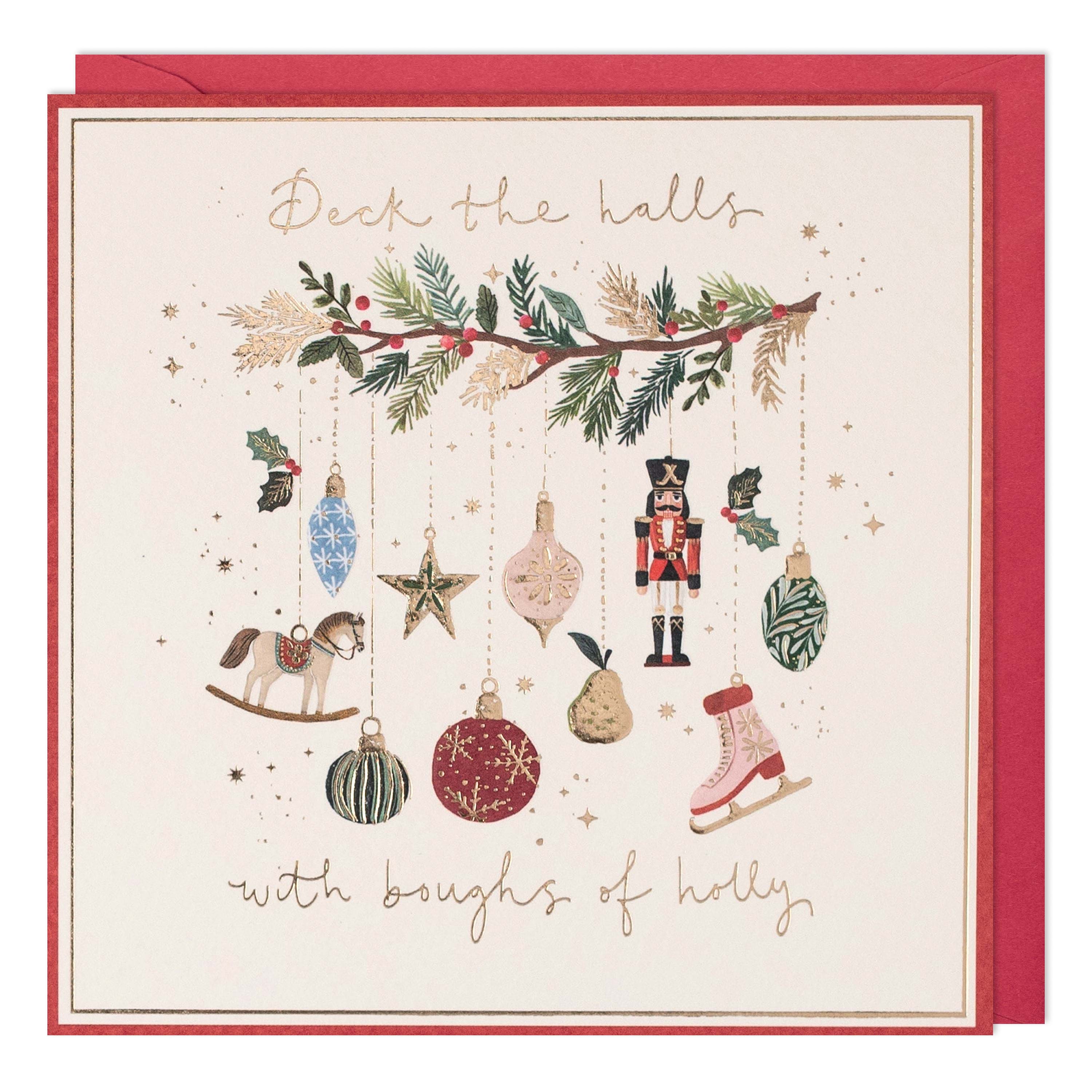 Deck The Halls Christmas Card