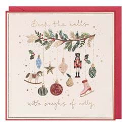 Deck The Halls Christmas Card