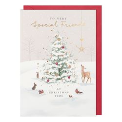 Tree Special Friends Christmas Card