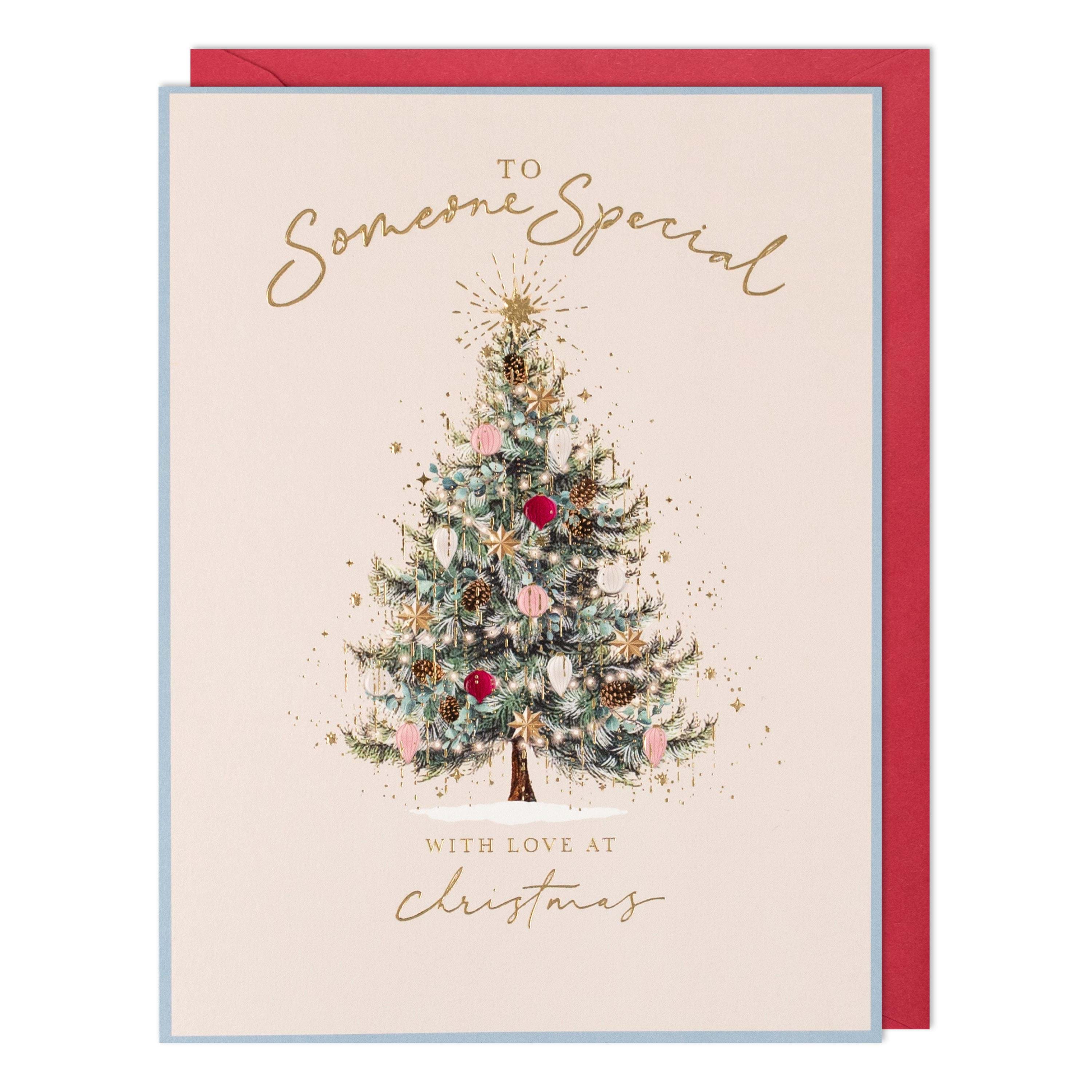 Festive Tree Someone Special Christmas Card
