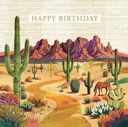 Desert Birthday Card