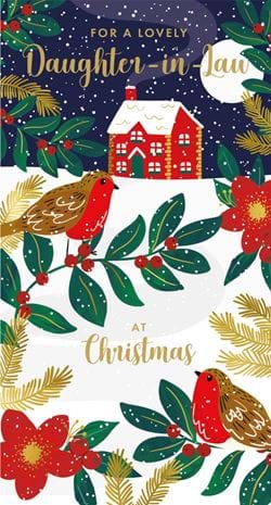 Robins Daughter-in-law Christmas Card