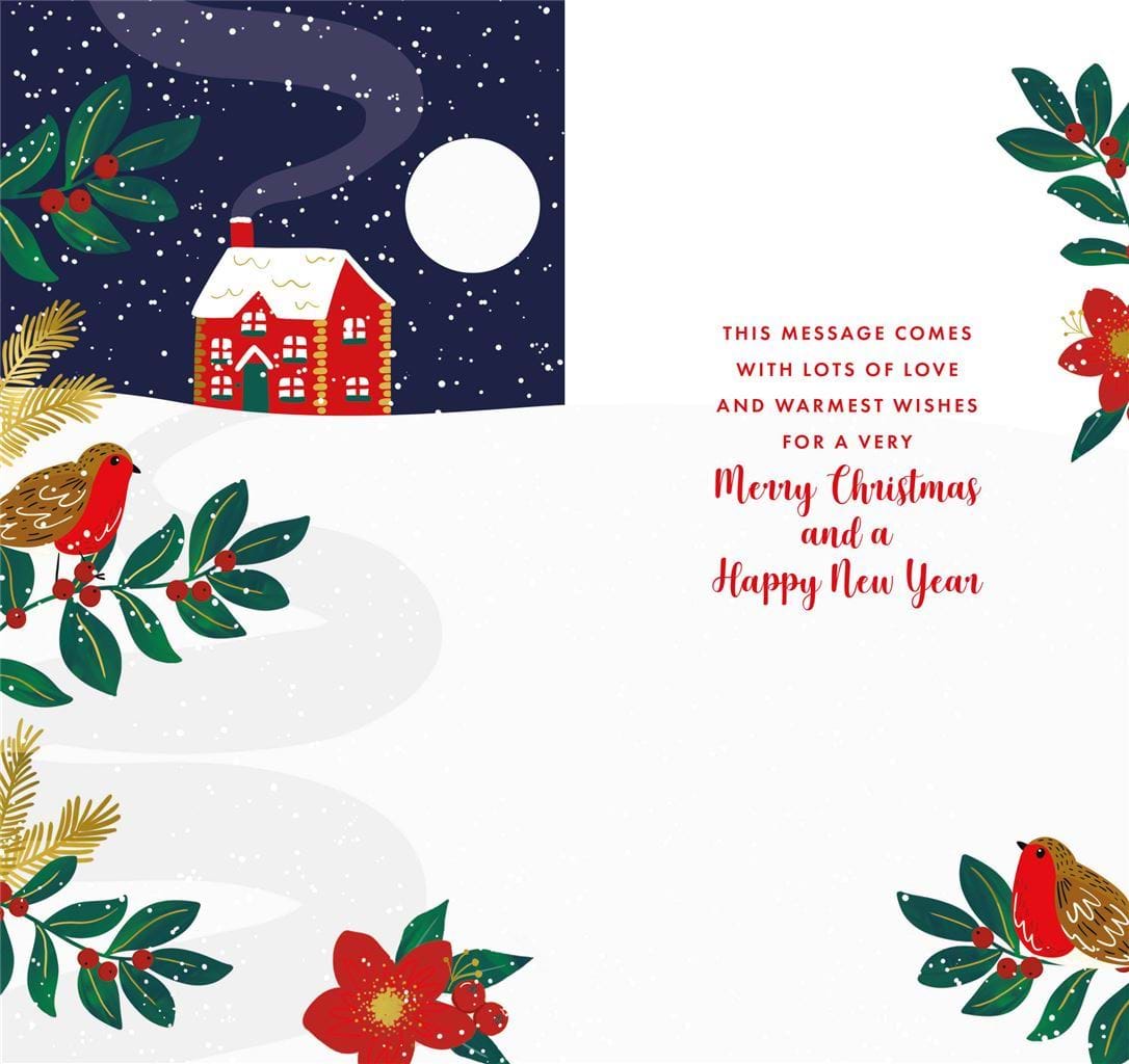 Robins Daughter-in-law Christmas Card