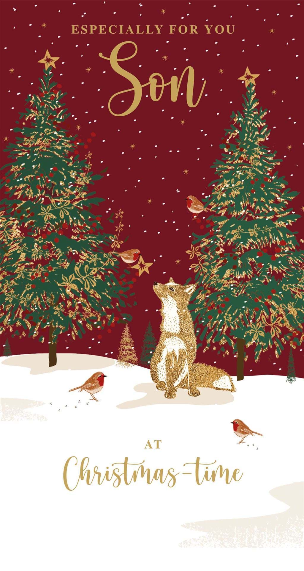 Fox Son Christmas Card