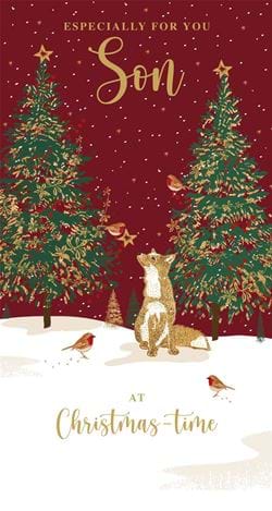 Fox Son Christmas Card