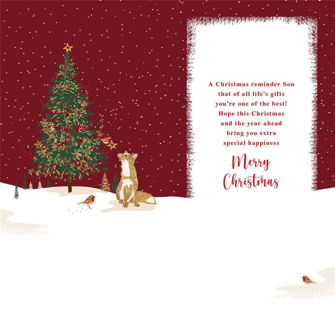Fox Son Christmas Card