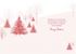 Floral Tree Son & Daughter-in-law Christmas Card
