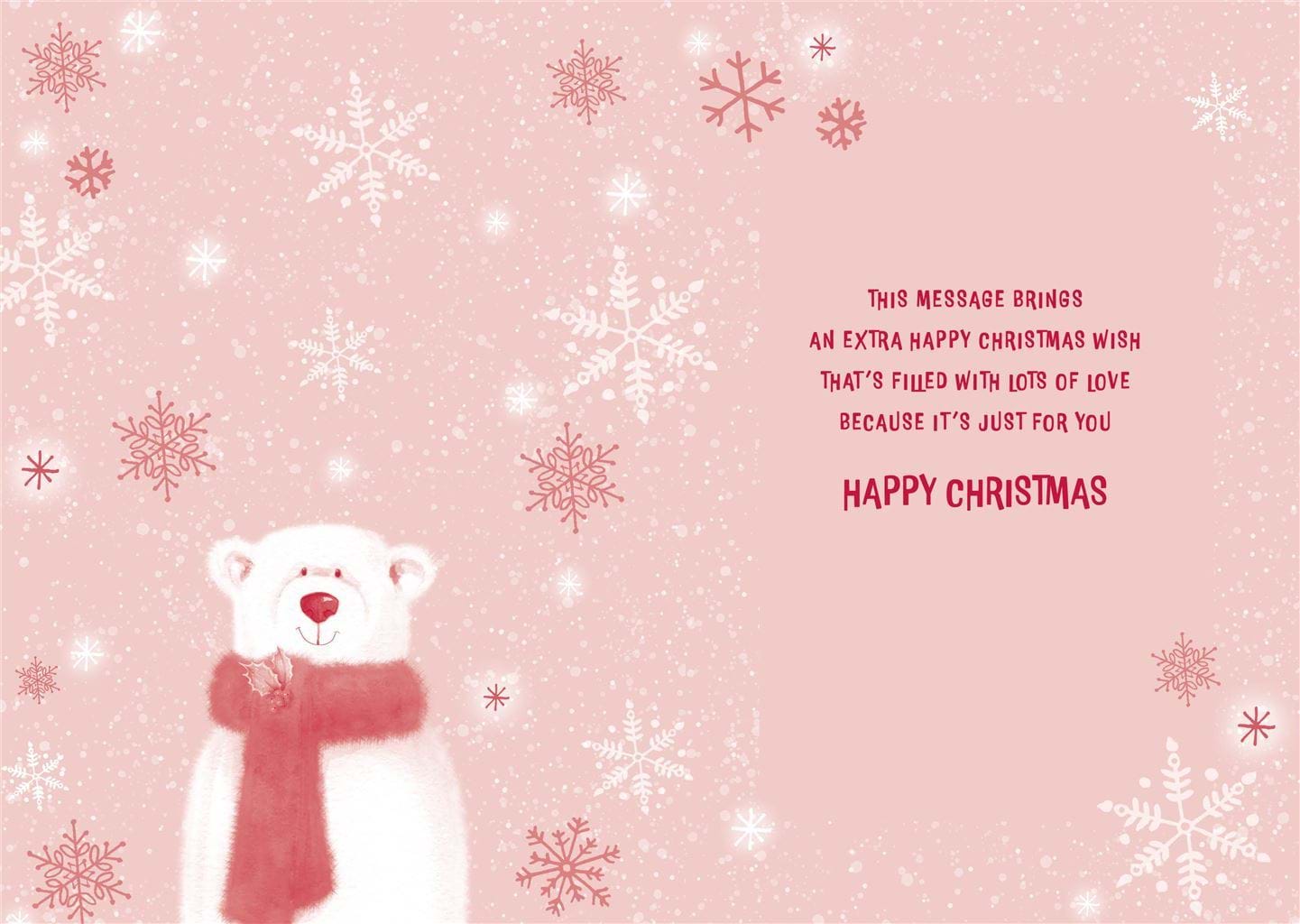Polar Bear Son Christmas Card