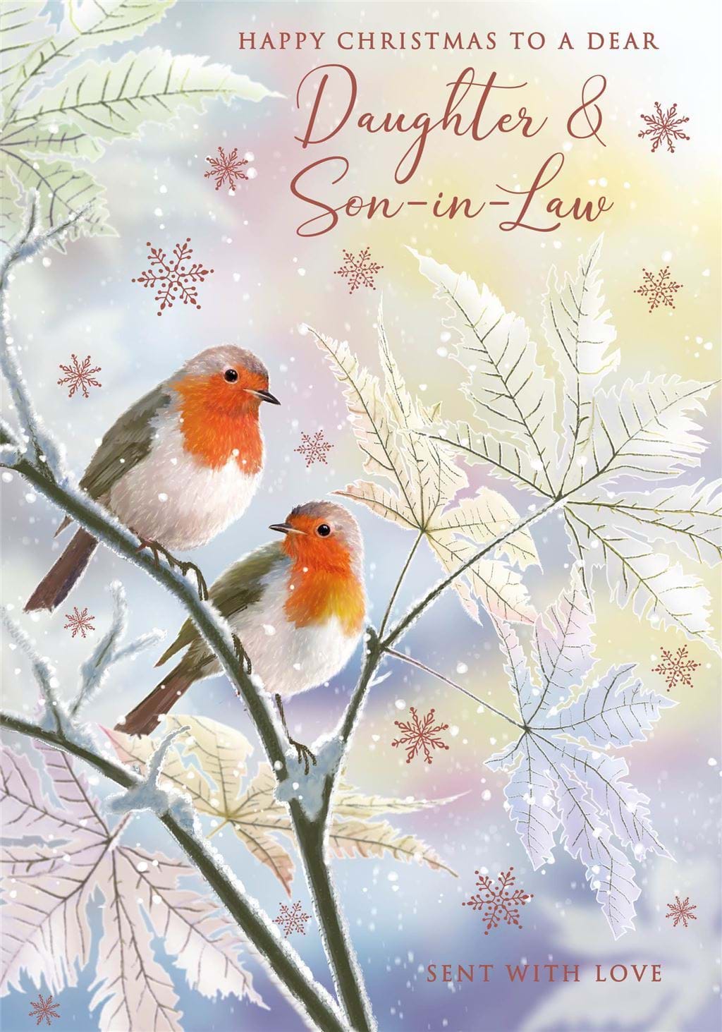Robins Daughter & Son-in-law Christmas Card