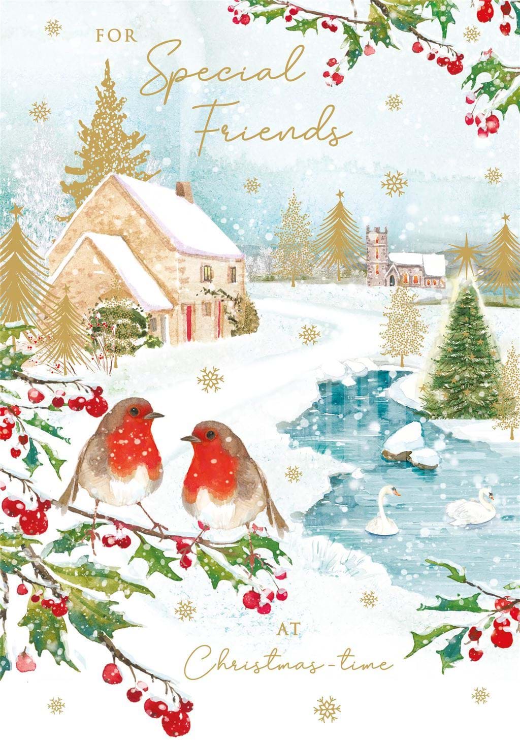 By The Pond Special Friends Christmas Card