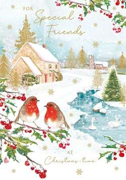 By The Pond Special Friends Christmas Card