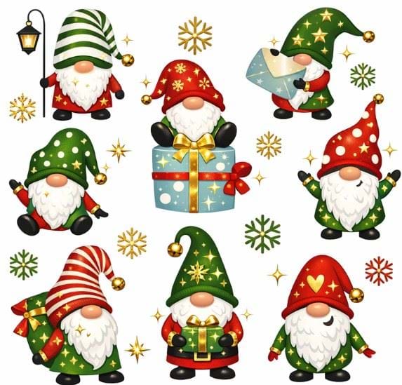 Twinkle & Tinsel Crew - Personalised Christmas Card