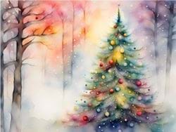 Woodland Magic - Personalised Christmas Card