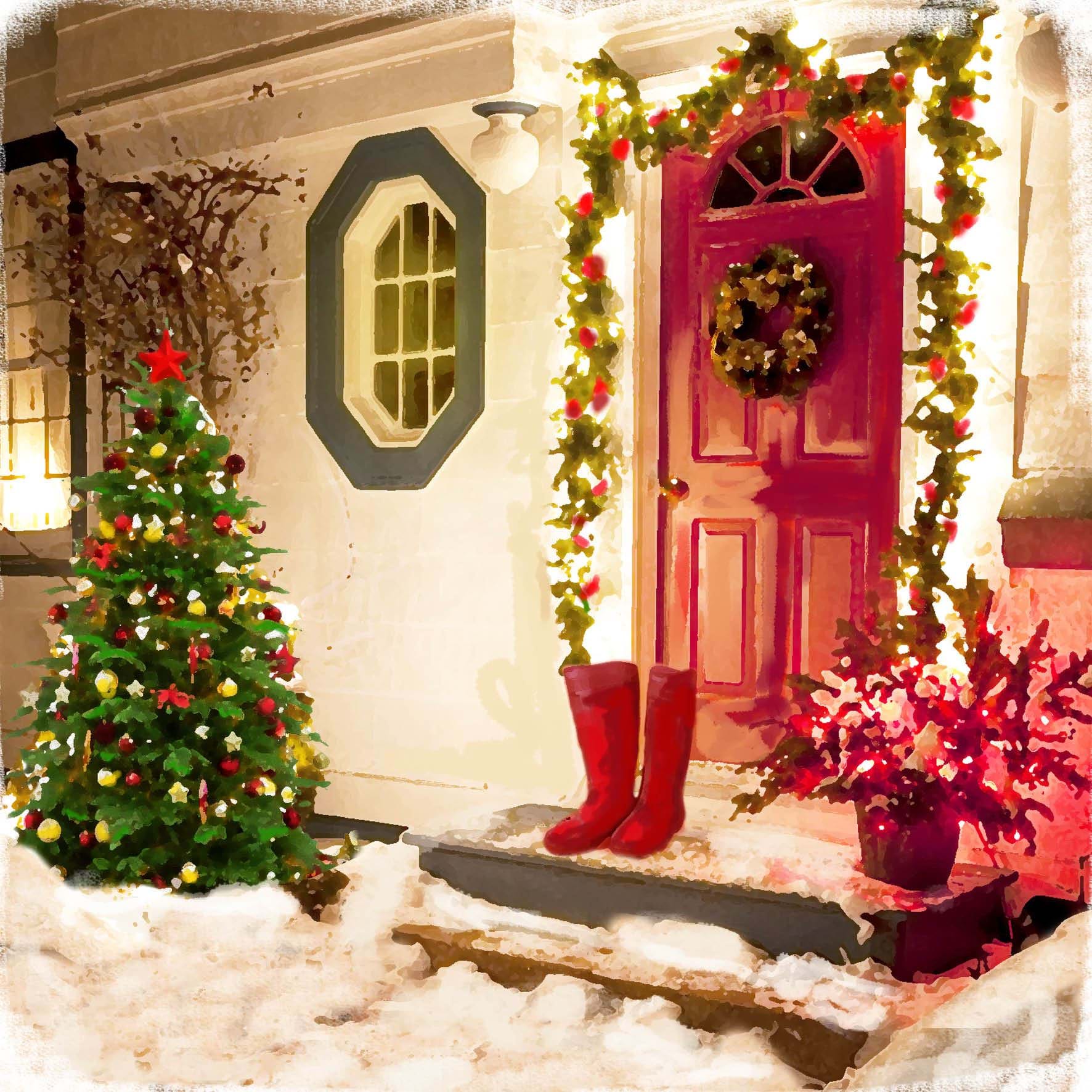 Coming Home For Christmas - Personalised Christmas Card
