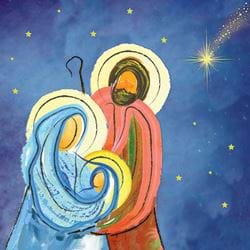 O Holy Night - Personalised Christmas Card